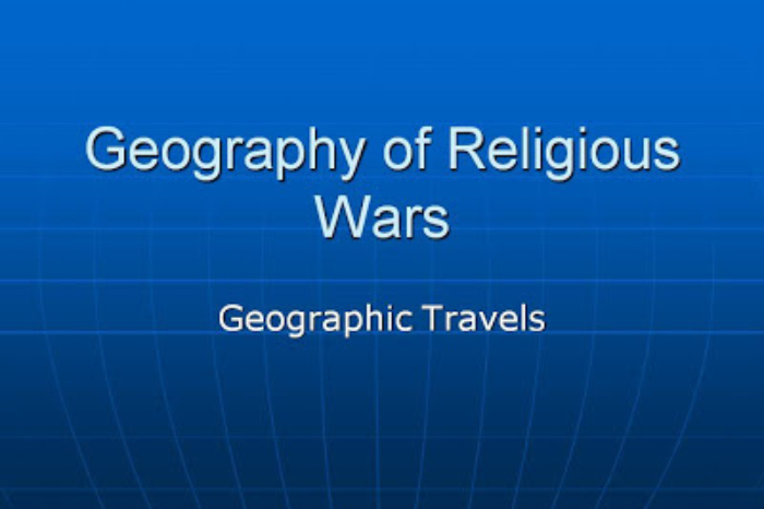 Geography of Religious Wars 2010 AAG presentation