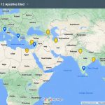 Map of Where the Twelve Apostles Died