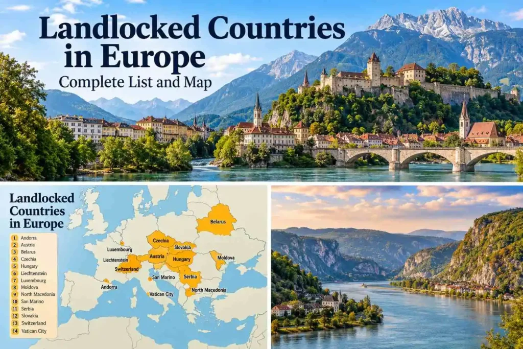 Landlocked Countries in Europe at a Glance