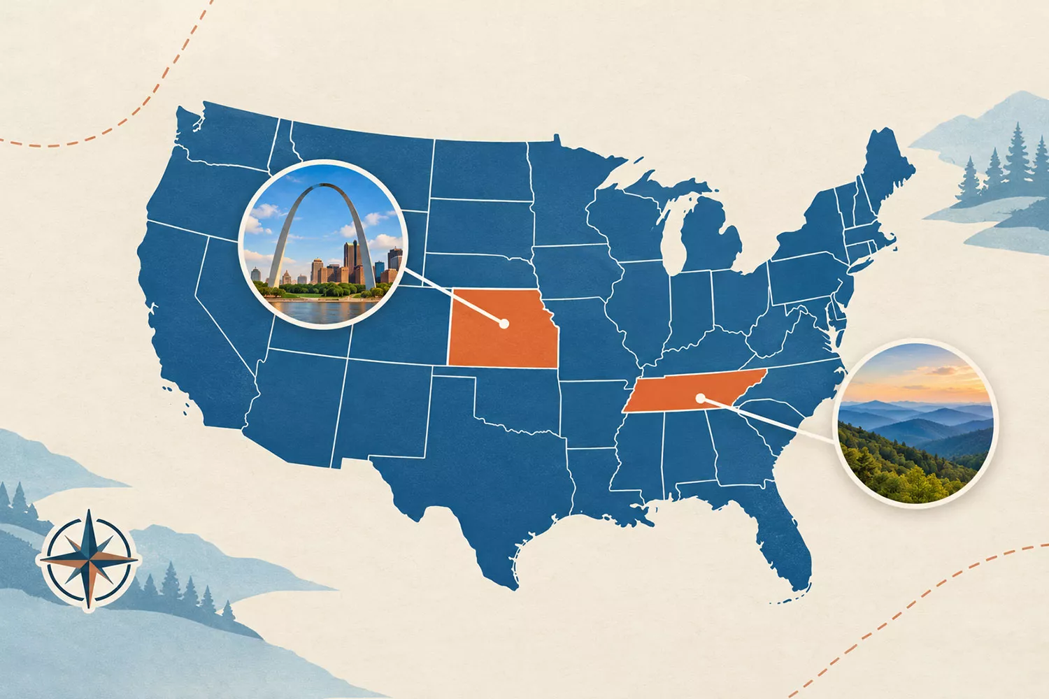what state borders the most states